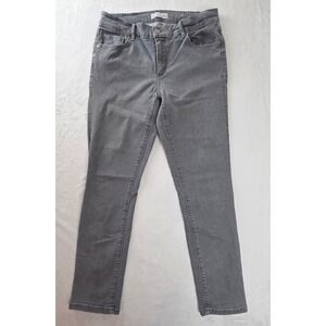 Ann Taylor LOFT Jeans Womens 28‎ Gray Skinny Slim Leg Denim 433863M
